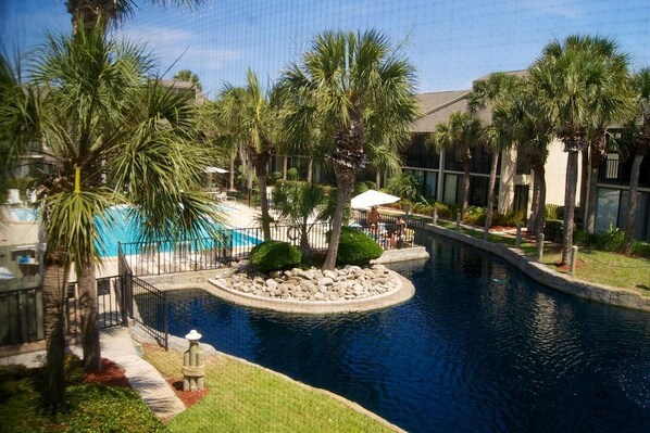 Pool - Bask in the Florida sunshine and enjoy the lovely pool and lagoon views from your Silver-rated condo! (Saint Augustine)