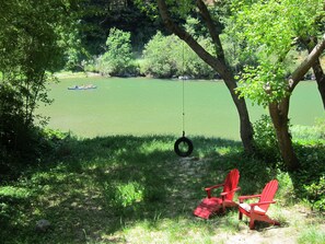 Property grounds - Boathouse ~ On River, Deck, Steps to Beach, Family  Dog Friendly! (Guerneville)