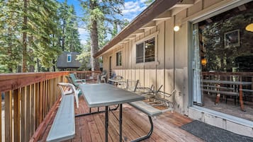 Back Deck in Summer