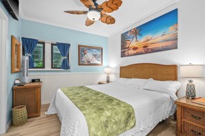 1 bedroom, iron/ironing board, Internet - Cheery Condo Steps from the Surf - Kaha Lani 127 (LIHUE)