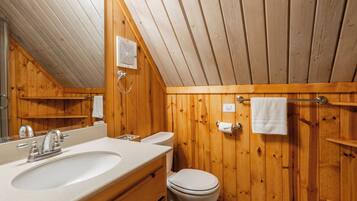 SĂšche-cheveux, serviettes fournies, savon, shampoing