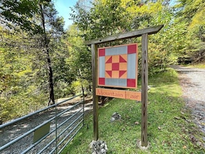 Property grounds - Mountain Lair - Hot Tub, Riverfront, Game Room, Dog Friendly, WIFI, Firepit, Fireplace (Lansing)