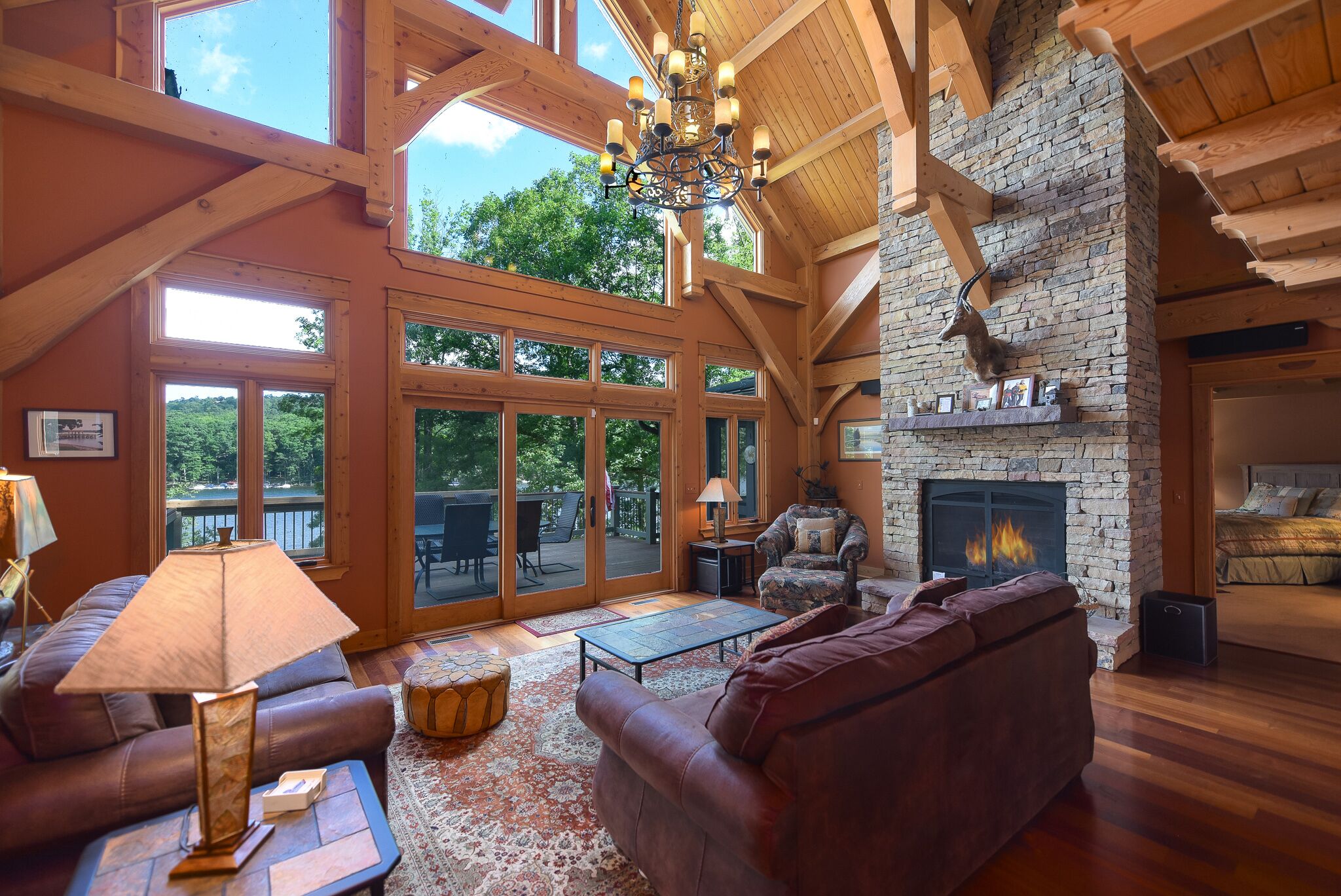 TV, fireplace, DVD player, table tennis