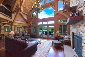 TV, fireplace, DVD player, ping pong