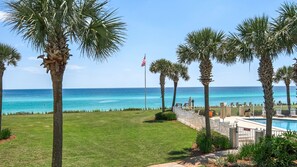 Pool - Gulf-front in Seacrest  - Pool & Tennis - Sleeps 6 + Free Attraction Tickets! (Seacrest Beach)