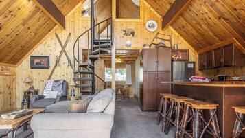 TV, fireplace, DVD player