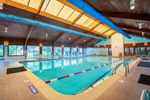 Indoor pool, a heated pool