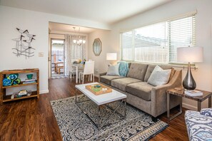 TV, DVD player, books