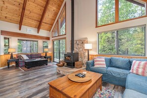 TV, DVD player, stereo - LUPINE LODGE - WALK TO LAKEMONT PINES LAKE W/FREE ACCESS, SLEEPS 10 W/REC ROOM (Arnold)