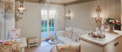 Chambre, salle de bain privée, vue sur la mer | 1 chambre