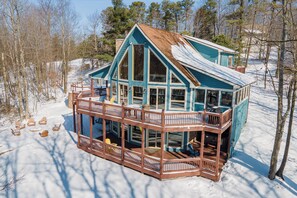 Exterior - Charming Chalet w/ Sunroom & Hot Tub (SWANTON)