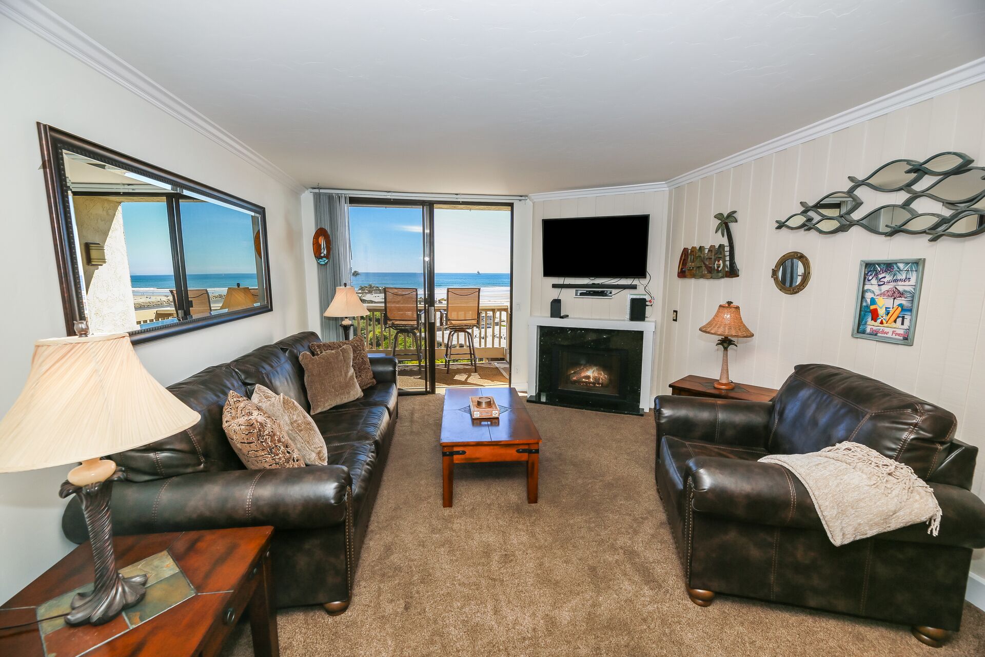 Panoramic Ocean View. Luxury Remodel! Washer and Dryer in condo. G313 North Coast Village