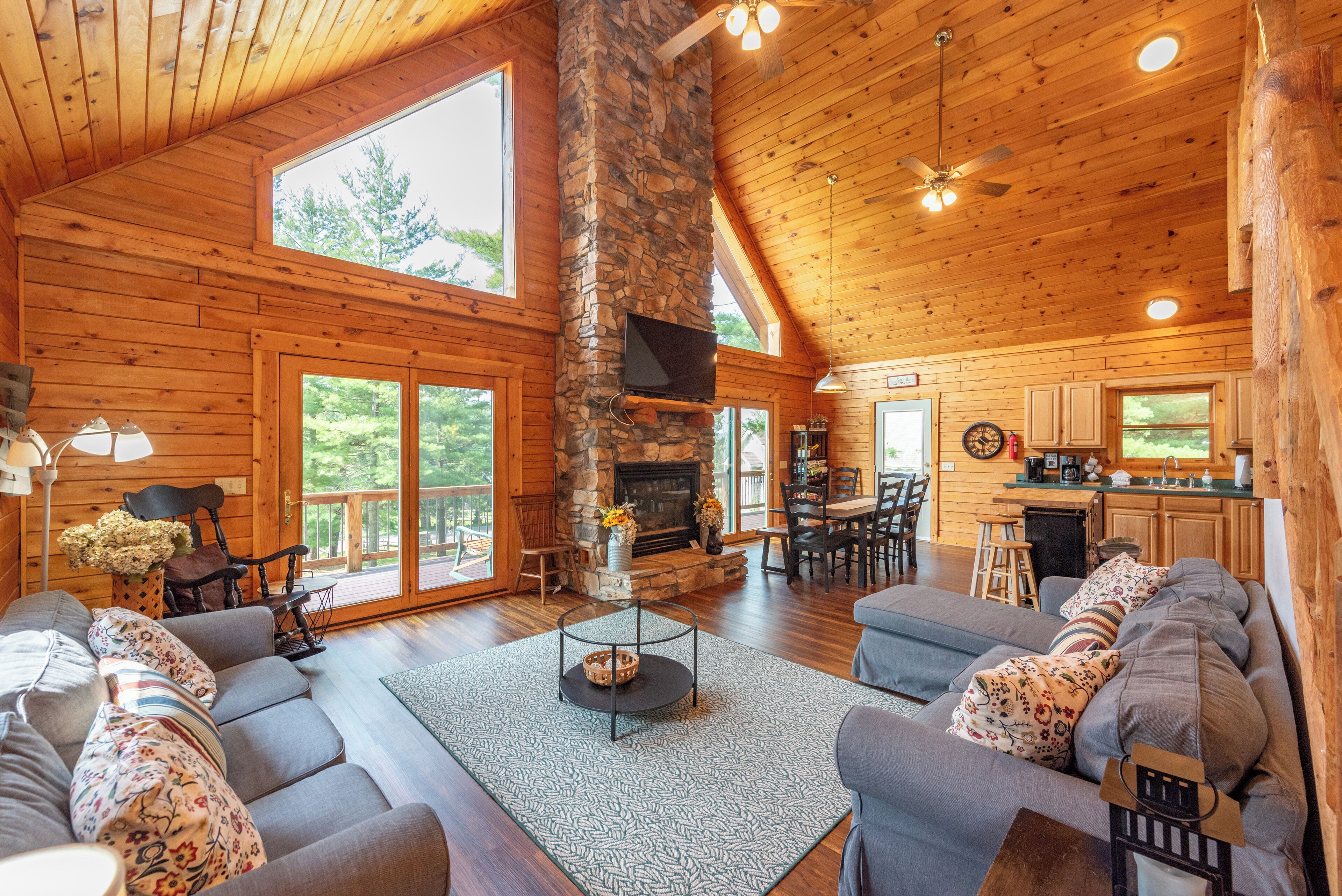 TV, fireplace, DVD player, table football