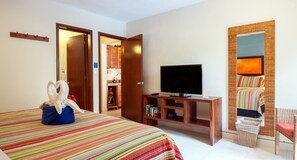1 chambre, lit parapluie, Wi-Fi gratuit, draps fournis