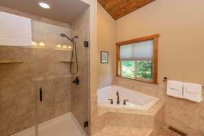 Shower, towels