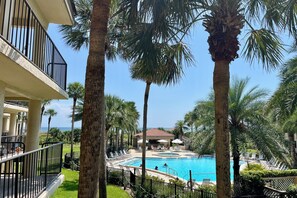 Pool - Soak up the Florida sunshine in this spacious poolside condo with views of the ocean. (Saint Augustine)