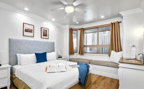 5 soverom, strykejern/-brett, wi-fi og sengetøy