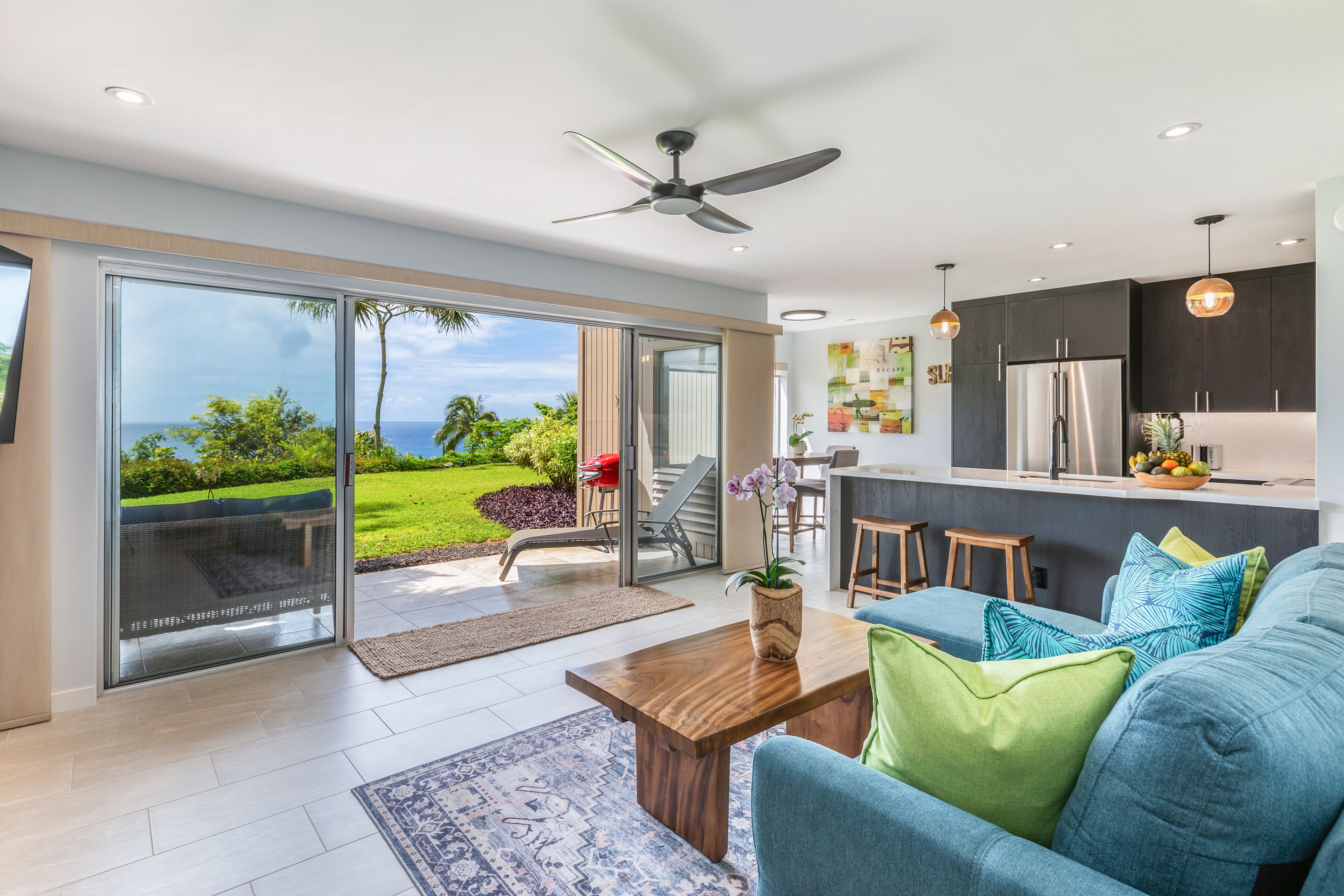 Télévision, lecteur de DVD, chaîne hi-fi