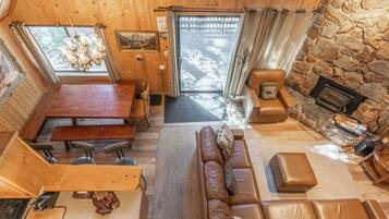 TV, fireplace, DVD player
