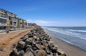 On the beach