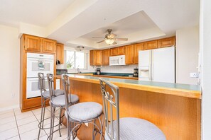 Fridge, microwave, oven, stovetop - Sunnyside Up - Pool Home Directly Across from Ocean (Port Orange)