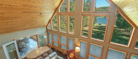 Smart TV, fireplace, foosball, offices