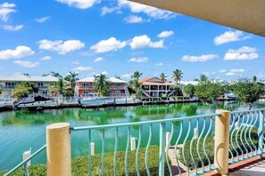 Property grounds - P21  - Charming 3 bedroom 3.5 bath duplex with dockage and Cabana Club. (Key Colony Beach)