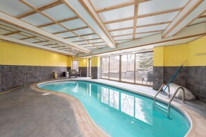 Indoor pool, a heated pool