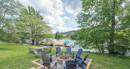 Rustic Luxury Lake Escape w/ Indoor Pool & Dock