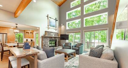 Serene Lakefront Escape w/ Hot Tub & Dock Slip