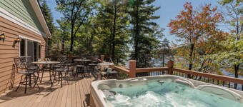 Spacious Dog Friendly Escape w/ Hot Tub & Lake Access