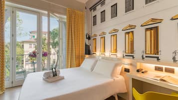 In-room safe, desk, laptop workspace, soundproofing