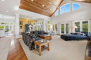 TV - Beach House-Paradise with Screened Porches, decks, library, and wifi  Sunny Dunes (Georgetown)