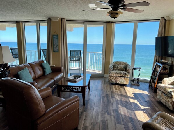 Smart TV, DVD player, books, video library