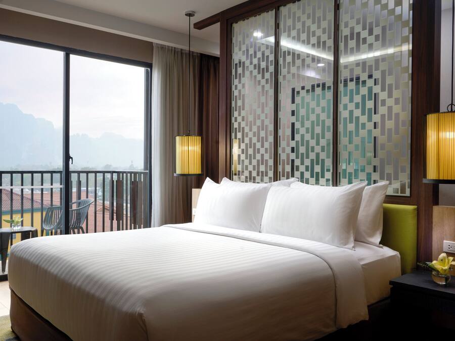 Ropa de cama de alta calidad y minibar