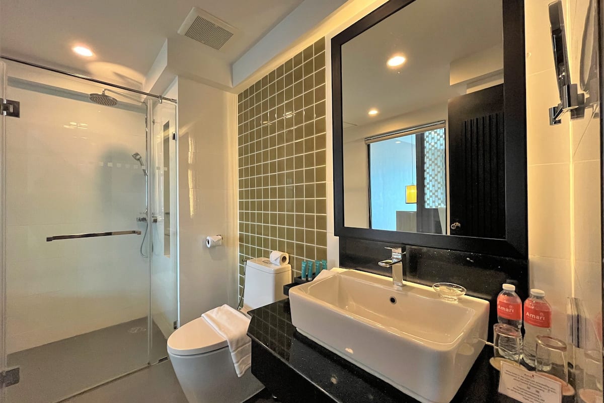deluxe room, 1 king bed, city view | premium bedding, minibar, in-room safe, individually furnished