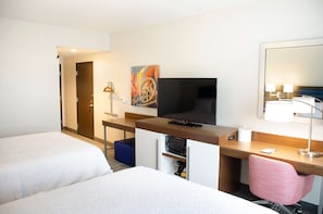 Room, 2 Queen Beds, Refrigerator & Microwave | In-room safe, desk, cribs/infant beds, free WiFi