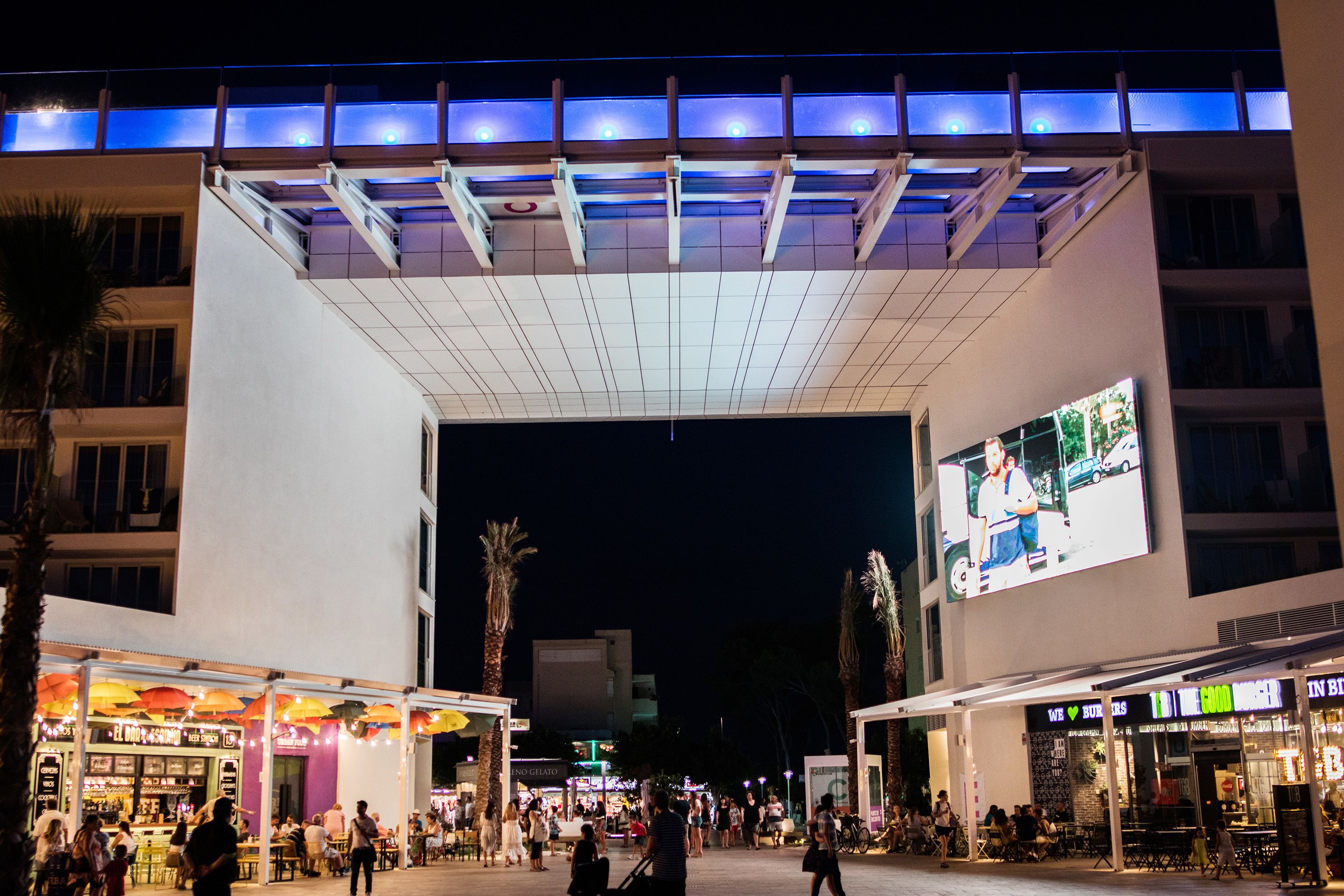 front of property – evening/night