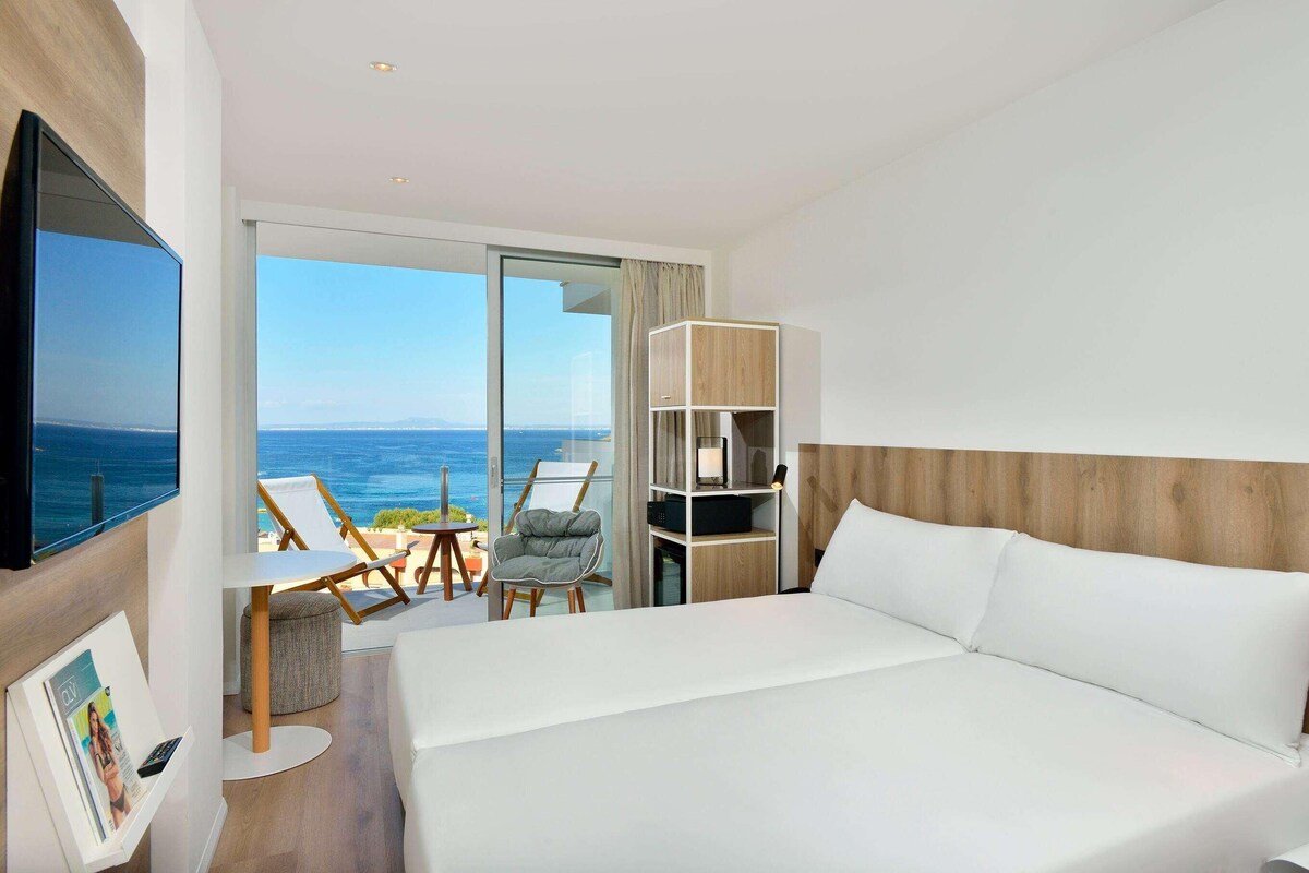Sábanas de algodón egipcio, ropa de cama de alta calidad y minibar 