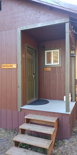 The Bristol Bay cabin is the perfect getaway in the serene Alaska woods!