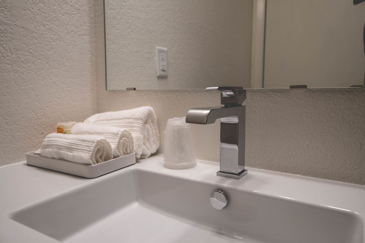 blackout curtains, iron/ironing board, free cots/infant beds