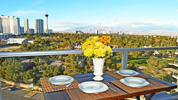 Suite Confort, 2 habitaciones, cocina, vista a la montaña | Balcón