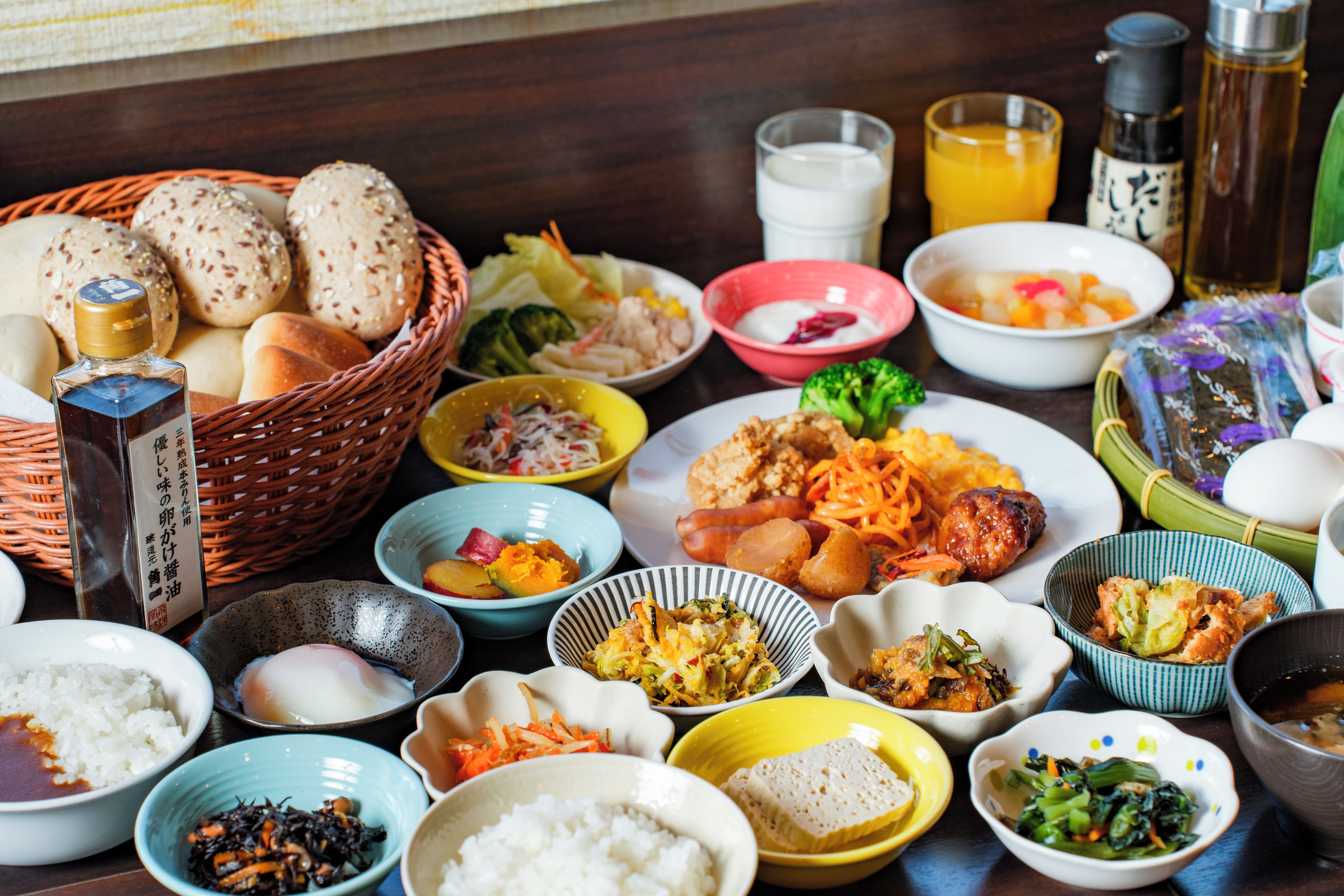朝食ビュッフェ