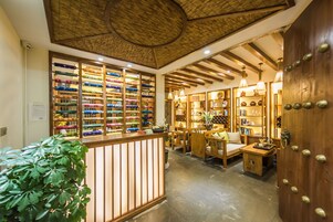 Udsigt fra overnatningsstedet