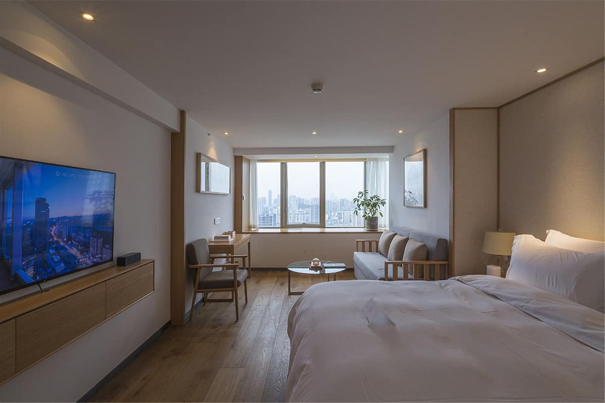 Luxury King-Size Room | Premium bedding, down duvets, desk, blackout curtains