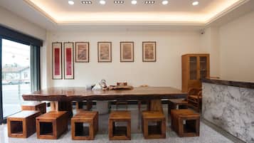 Interior entrance