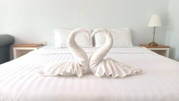 Verduisterende gordijnen, gratis wifi