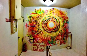 Interior entrance