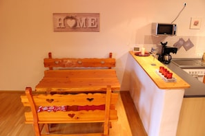 Restauration dans la chambre