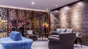 Sitteområde i lobbyen